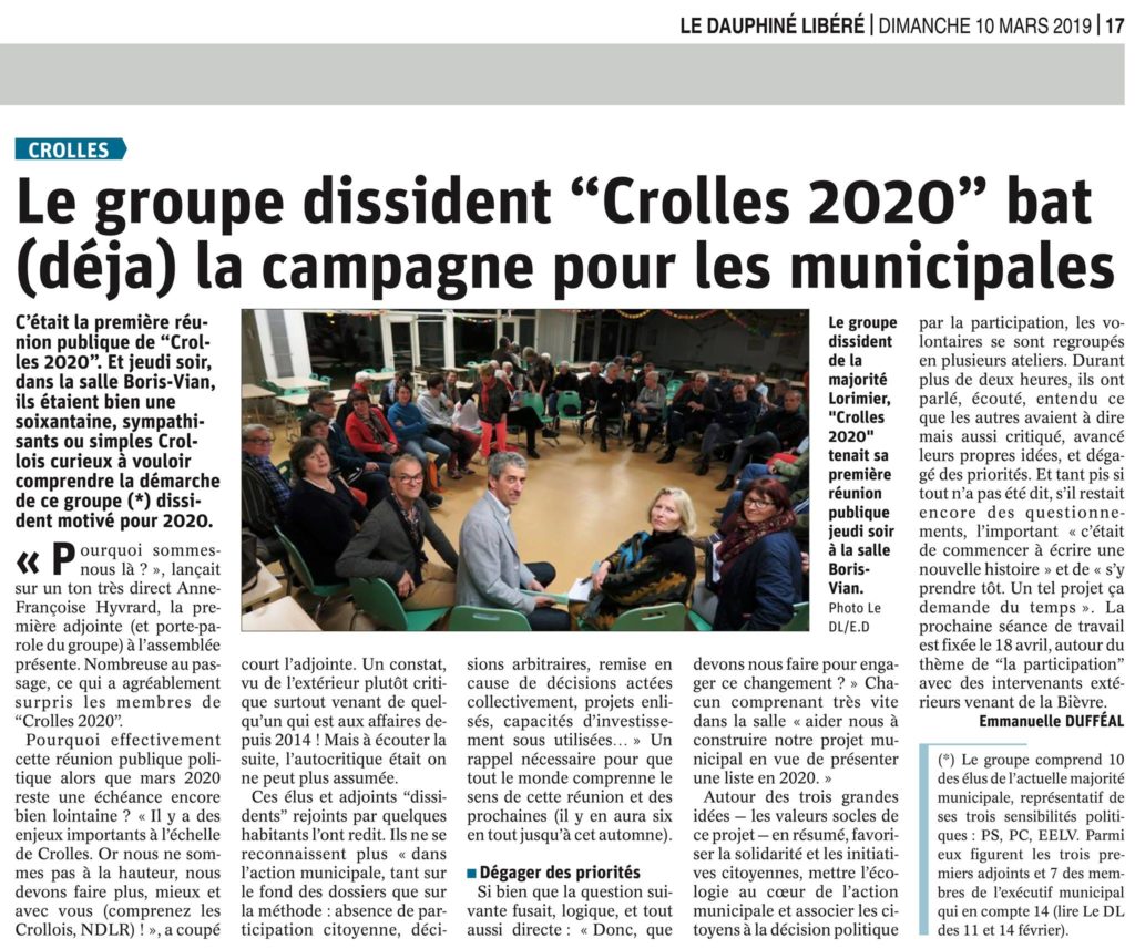 RP du 7 mars 2019