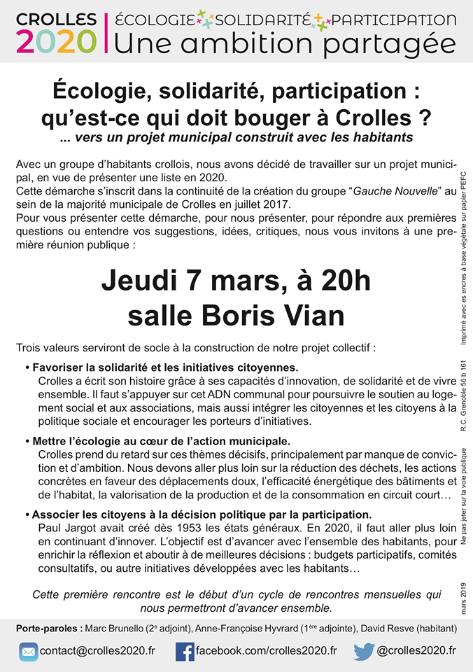 Réu du 7 mars 2019