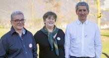 David Resve, Anne-Françoise Hyvrard (tête de liste), Marc Brunello